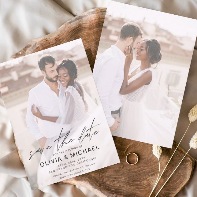 Simple Save the Date Photo Picture Wedding (Creator Uploaded)