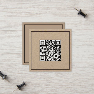Simple Scan Code QR Calling Card