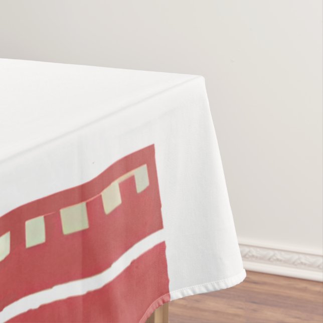 Simple Scandinavian Christmas Pattern Tablecloth (In Situ)