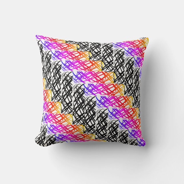 Simple Scribble | Herring Bone | Cushion (Front)