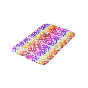 Simple Scribble   Ipanema Filter   Centre Tiled    Bath Mat