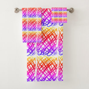 Simple Scribble   Ipanema Filter   Centre Tiled   Bath Towel Set