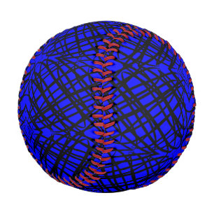 Simple Scribble   Mirror Tiling   Blue   Baseball
