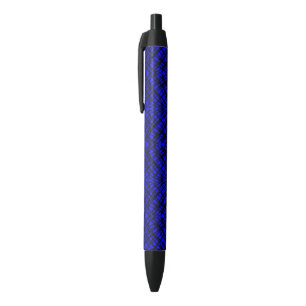Simple Scribble   Mirror Tiling   Blue   Black Ink Pen