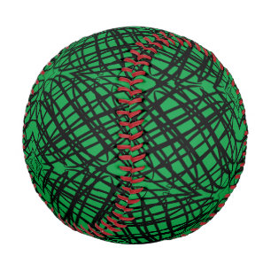 Simple Scribble   Mirror Tiling   Green   Baseball