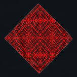 Simple Scribble | Mirror Tiling | Red | Pet Bandana<br><div class="desc">When we were playing around and this black pattern happened, then tried the mirrored tiling and this happened, we never thought it would make such a great design, adding colour makes it even better. You can add this interesting design to any products you like, change it to any colour you...</div>