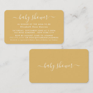 Simple Script - Baby Shower Ticket Invitation