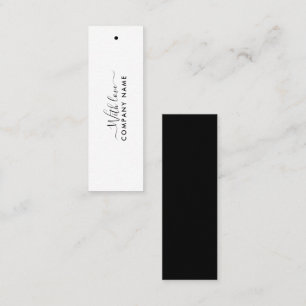 Simple Script - Black & White Gift Tags