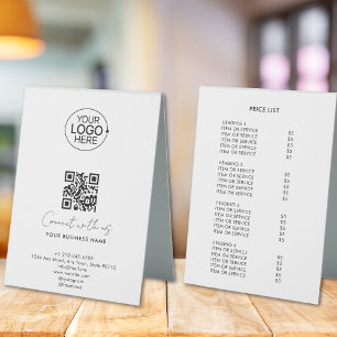 Simple Script Connect With Us Logo QR Code Promo