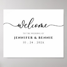 Simple Script Elegant Minimalist Modern Welcome