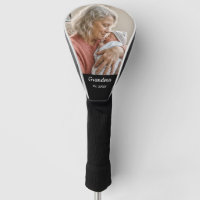 Simple Script Grandma Est.Photo Year Black