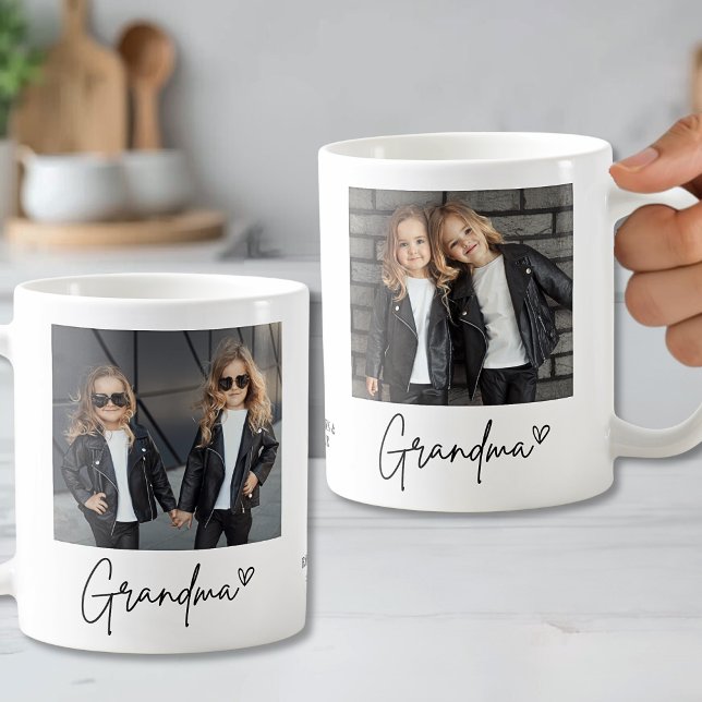 Simple Script Grandma Photo Coffee Mug (Simple Script Grandma Photo Coffee Mug )