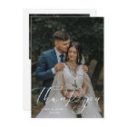 Simple Script Modern Wedding Photo