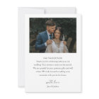 Simple Script Modern Wedding Photo