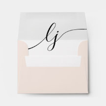 Simple Script Personalised Stationery Blush Pink