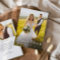 Simple Script with Heart Photo Wedding