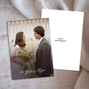 Simple Scripty 25th Anniversary - 25 Years Ago  Card