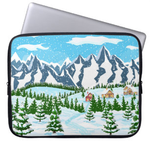 Simple seamless background - old fashion hand-draw laptop sleeve