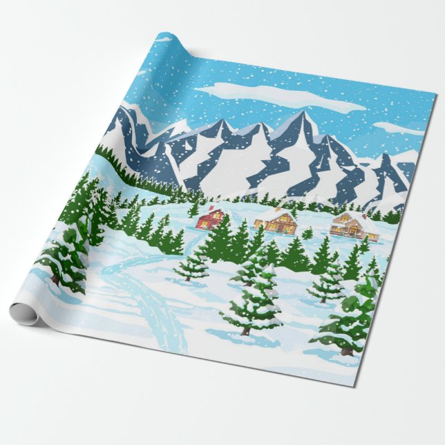 Simple seamless background - old fashion hand-draw wrapping paper (Unrolled)