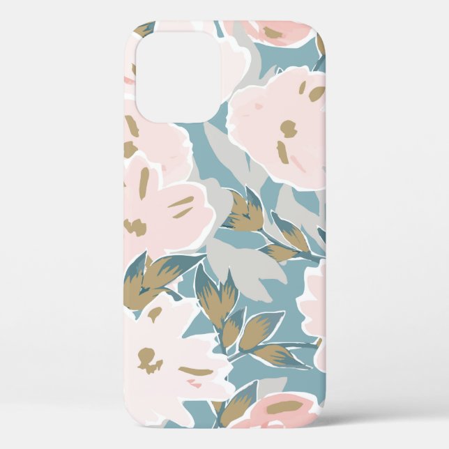 Simple seamless pattern of hand drawn gouache flow Case-Mate iPhone case (Back)
