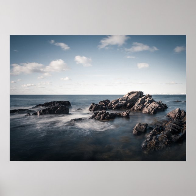 Simple Seascape Poster (Front)