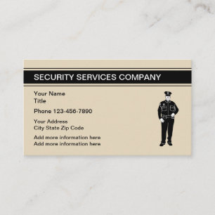Simple Security Services Business Card