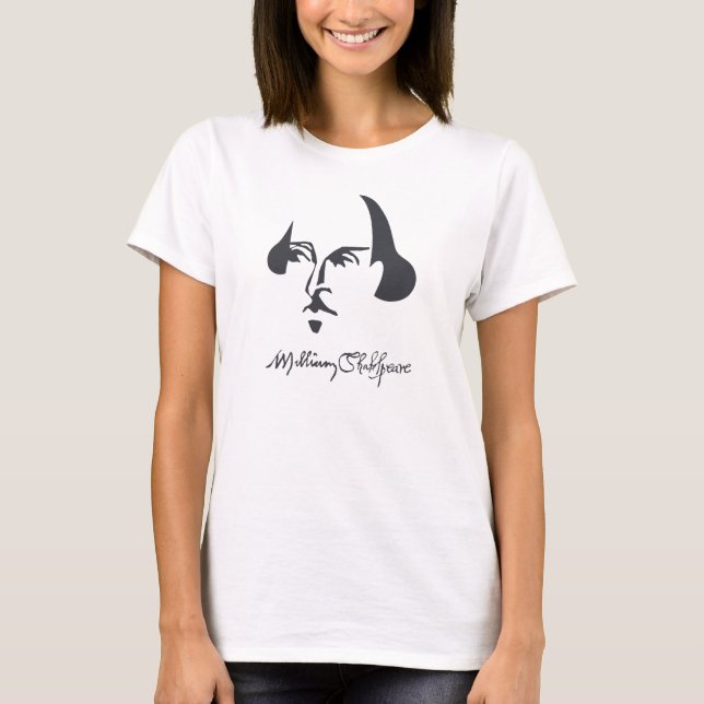 Simple Shakespeare with Signature T-Shirt (Front)