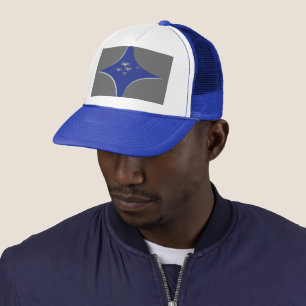 Simple shape trucker hat