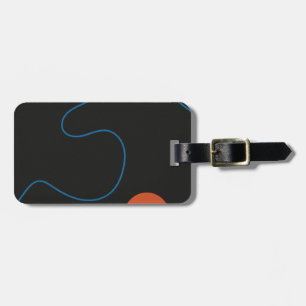 Simple Shapes, Mid Century Art Luggage Tag