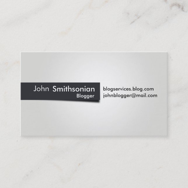 Simple & Sharp Business Card (Front)