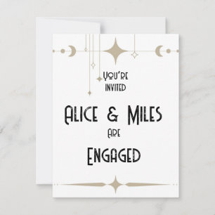 Simple Shimmer Invitation
