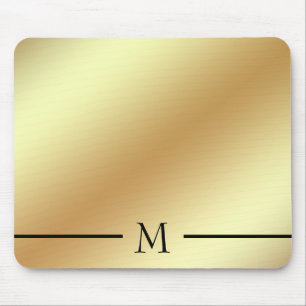 Simple Shiny Gold Mouse Mat