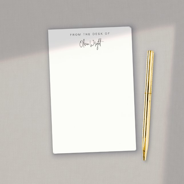 Simple Signature Script, Professional  Post-it Notes (Creator Uploaded)