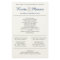 Simple Silhouettes Wedding Program Flyer