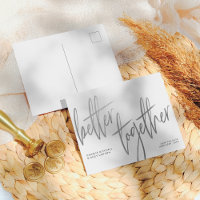 Simple Silver Better Together Save The Date