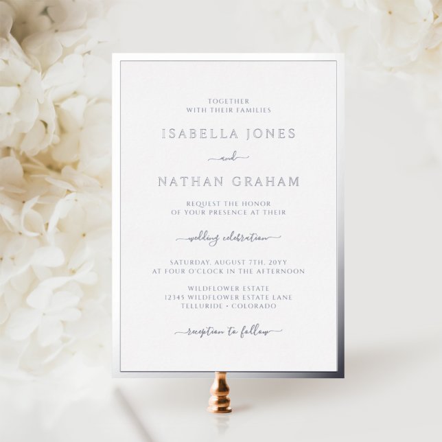 Simple Silver Wedding (Creator Uploaded)