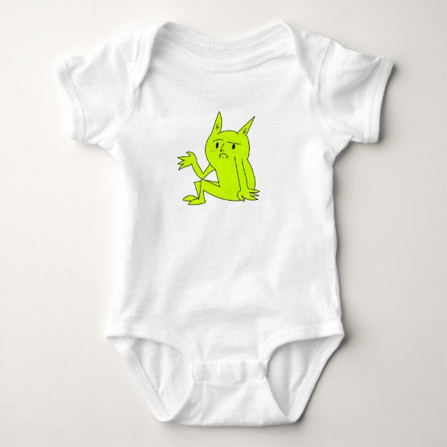 Simple Sitting Goblin Baby Top (Front)