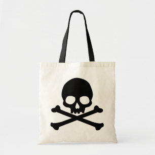 Simple Skull and Crossbones Tote Bag