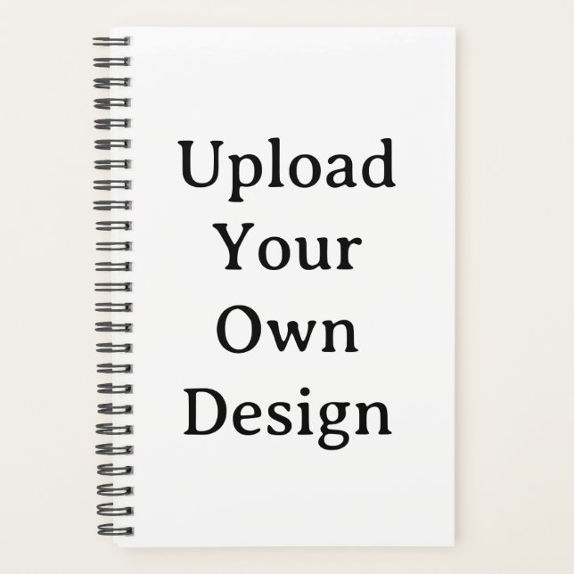 Simple Small 5.5" x 8.5" Soft Cover, Black Spiral  Planner (Front)