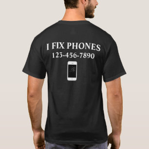 Simple Smartphone Repair Uniform Work Shirts