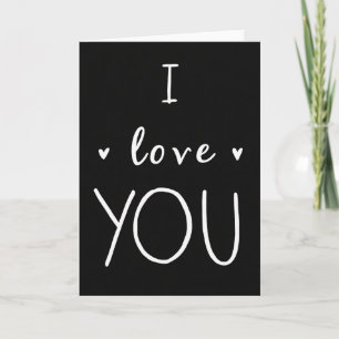 Simple Smooth I Love You Card