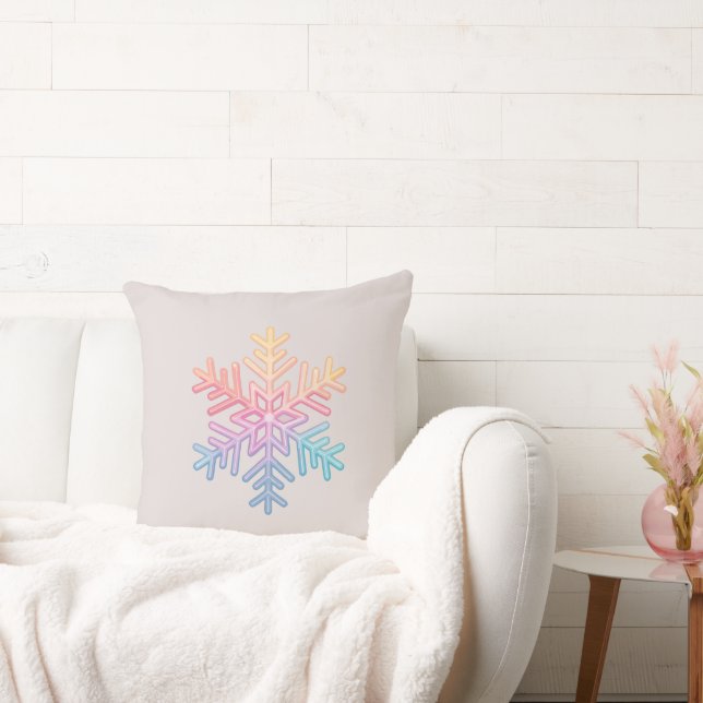 Simple Snowflake Cushion (Couch)