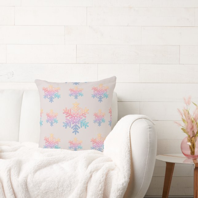 Simple Snowflake Cushion (Couch)