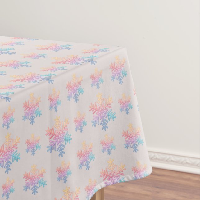 Simple Snowflake Tablecloth (In Situ)