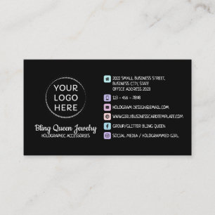 Simple Social Media Script Generic Business Card