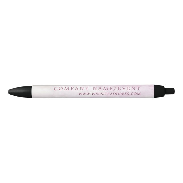 Simple Soft Cloud, Modern Company/Event Black Ink Pen (Front)