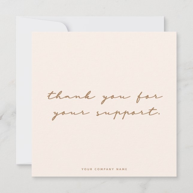 Simple Soft Pink You Business Card (Front)