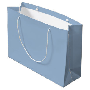 Simple Solid Colour Baby Blue Large Gift Bag