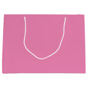 Simple Solid Colour Pink Large Gift Bag