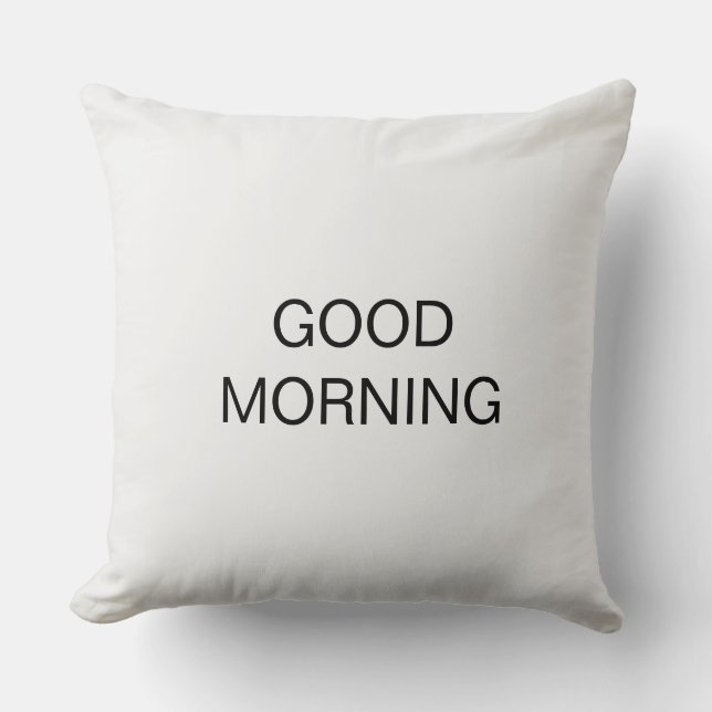 Simple Solid Colour Throw Pillow (Front)